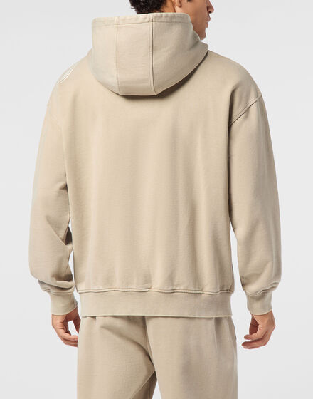 Hoodie Sweatjacket Cold Dye