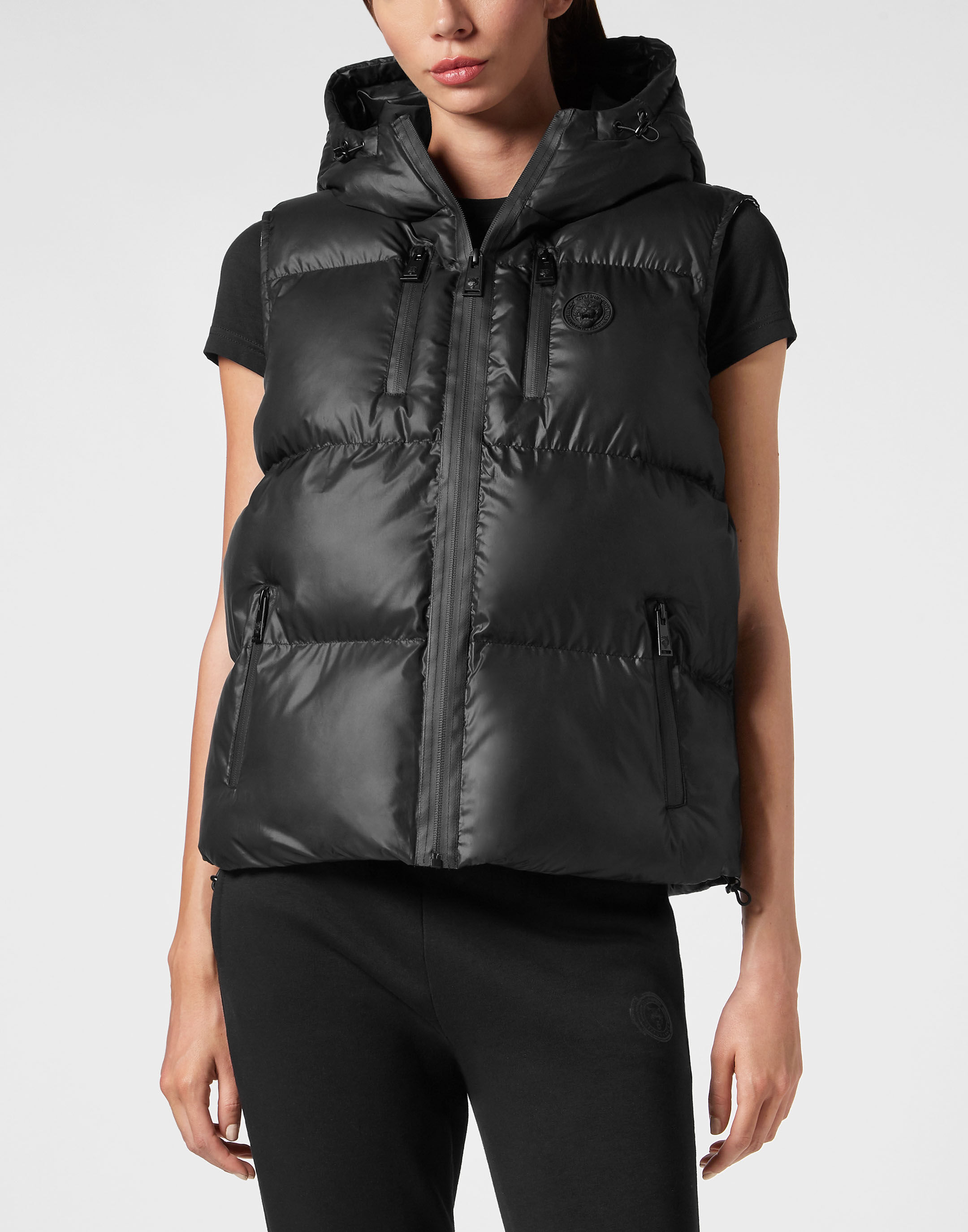 Nylon Puffer Vest Philipp Plein Sport