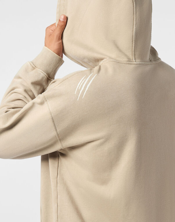 Hoodie Sweatjacket Cold Dye