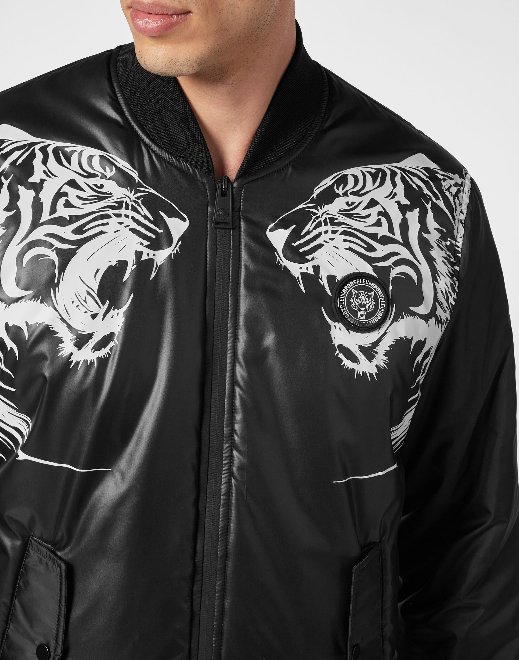 Nylon Bomber Tiger Philipp Plein Sport