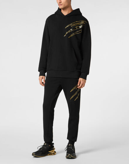 Cotton Hoodie Sweatshirt LS Lamina Scratch