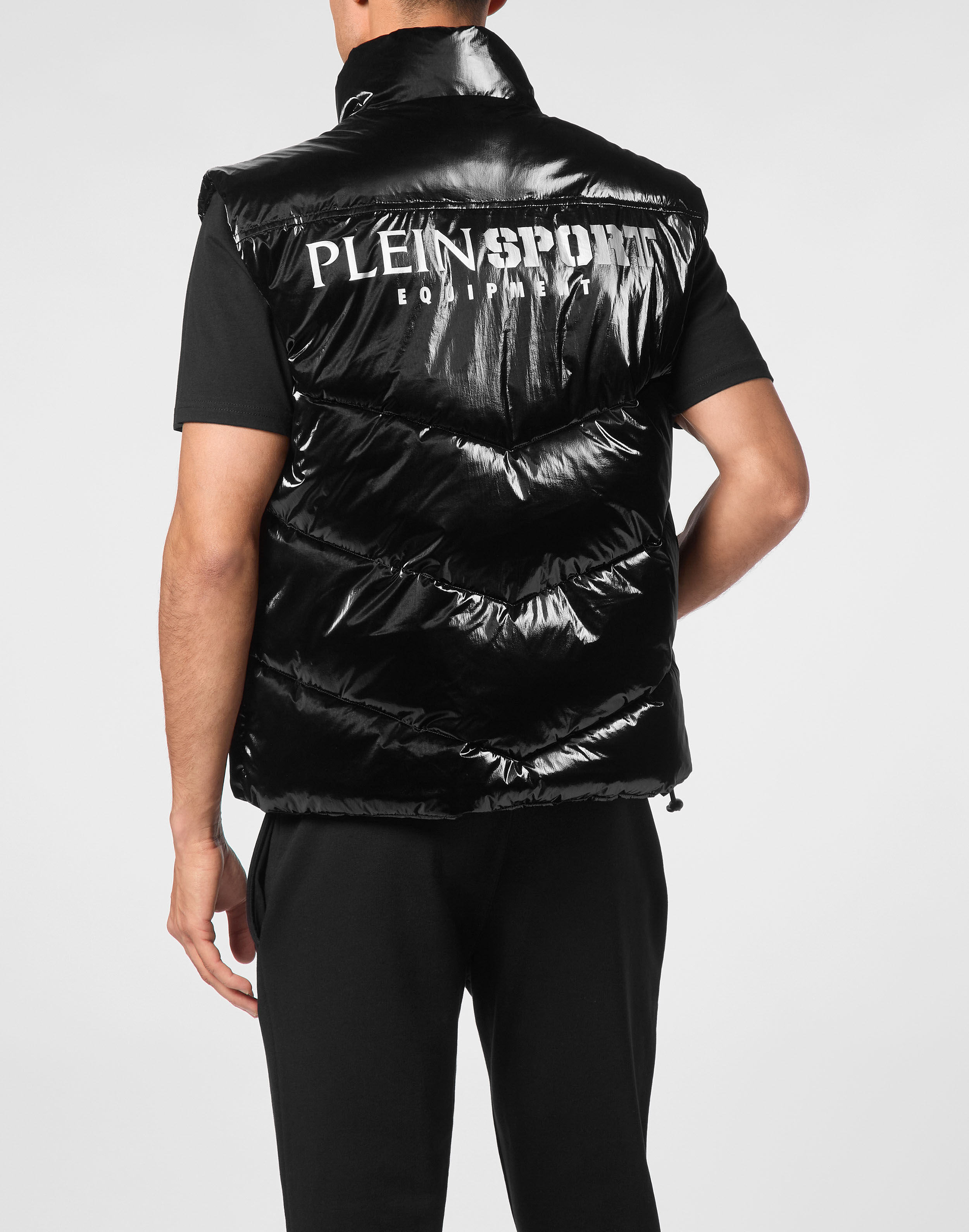 Nylon Crease Vest Philipp Plein Sport