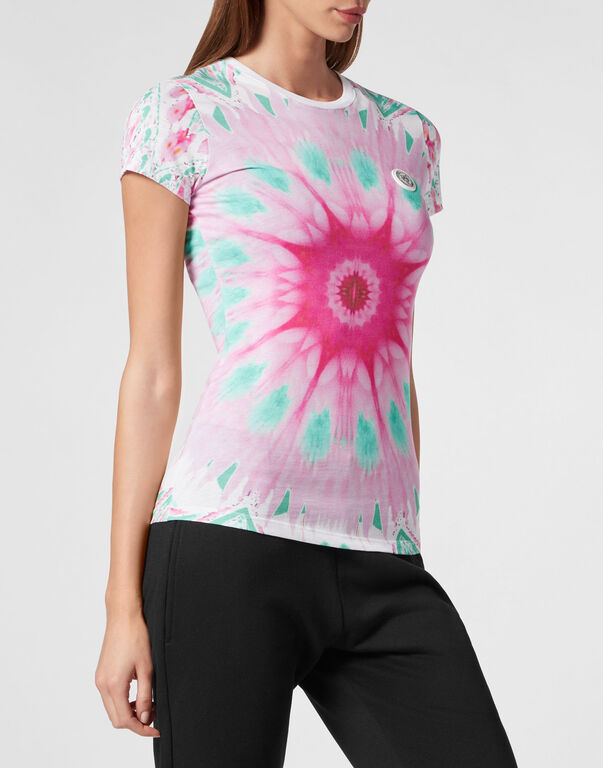 T-Shirt Sexy Pure Fit Optical Flower