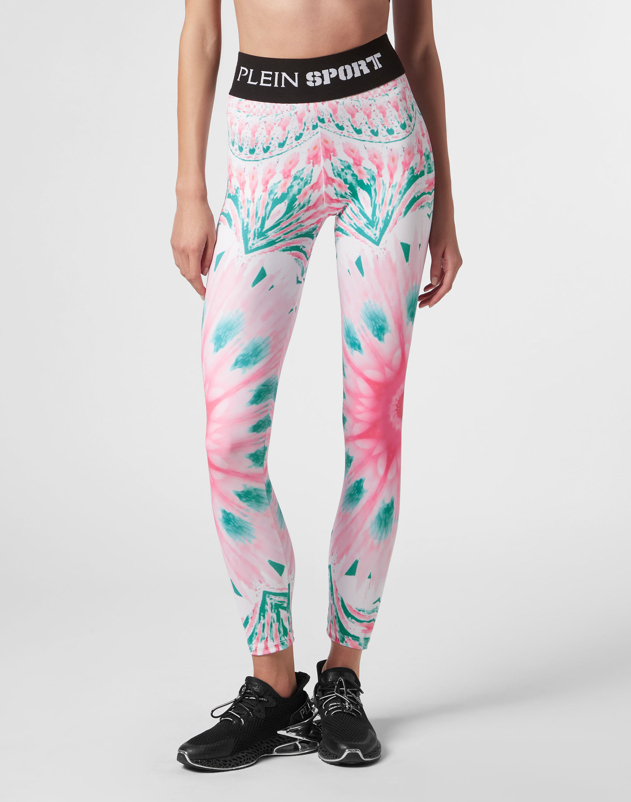 Jogging Leggings Optical Flower Philipp Plein Sport