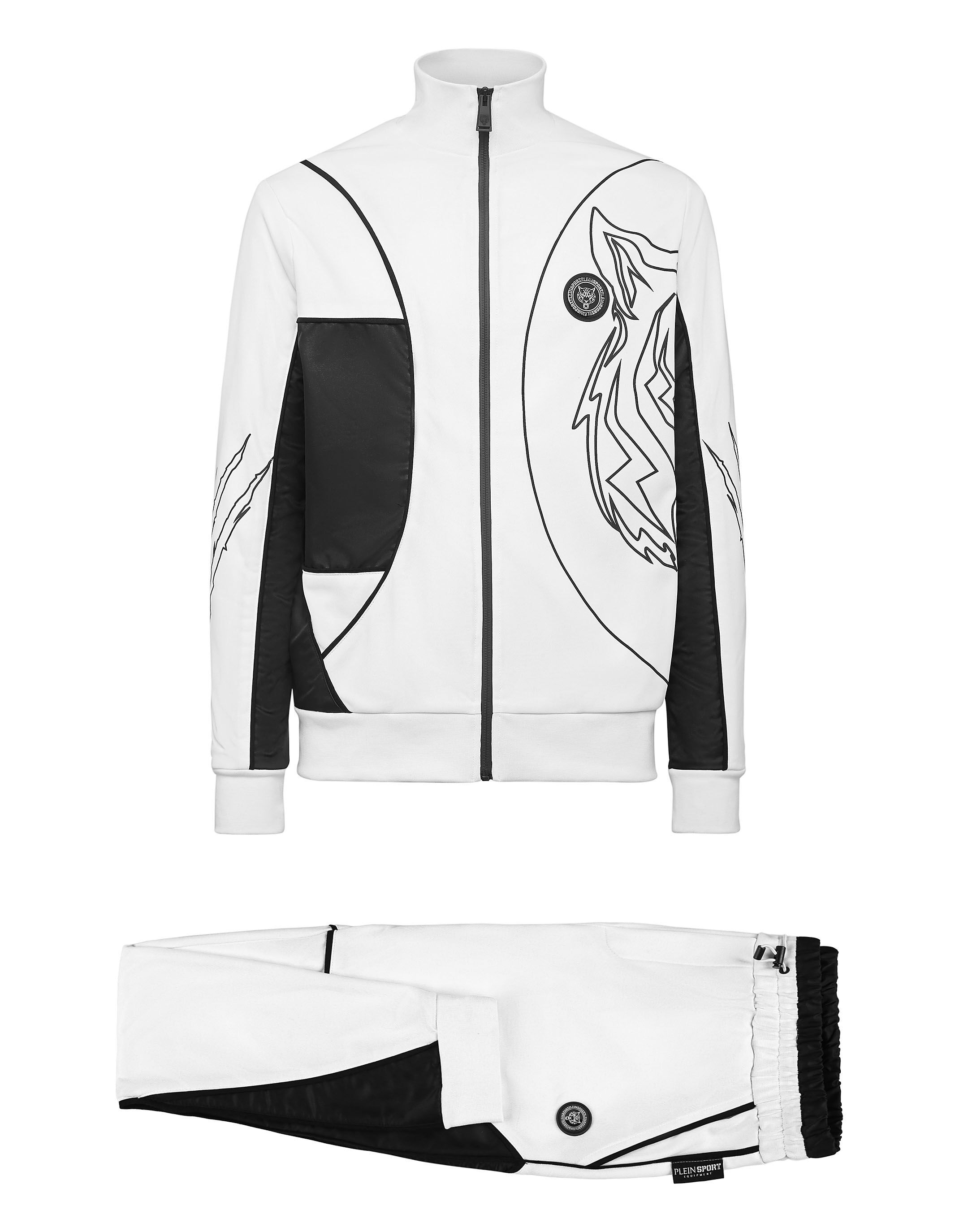 Philipp Plein Sport Jogging Tracksuit Top Trousers Tiger
