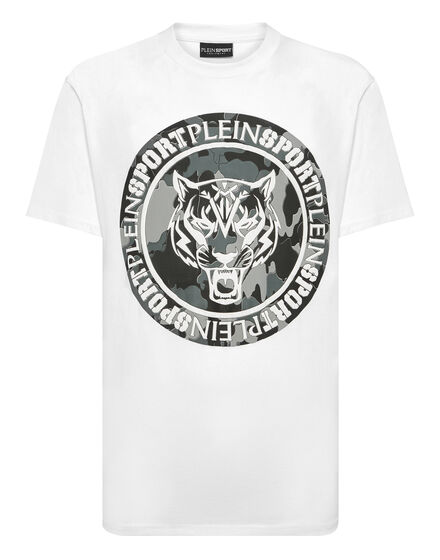 T-shirt Round Neck Carbon Tiger