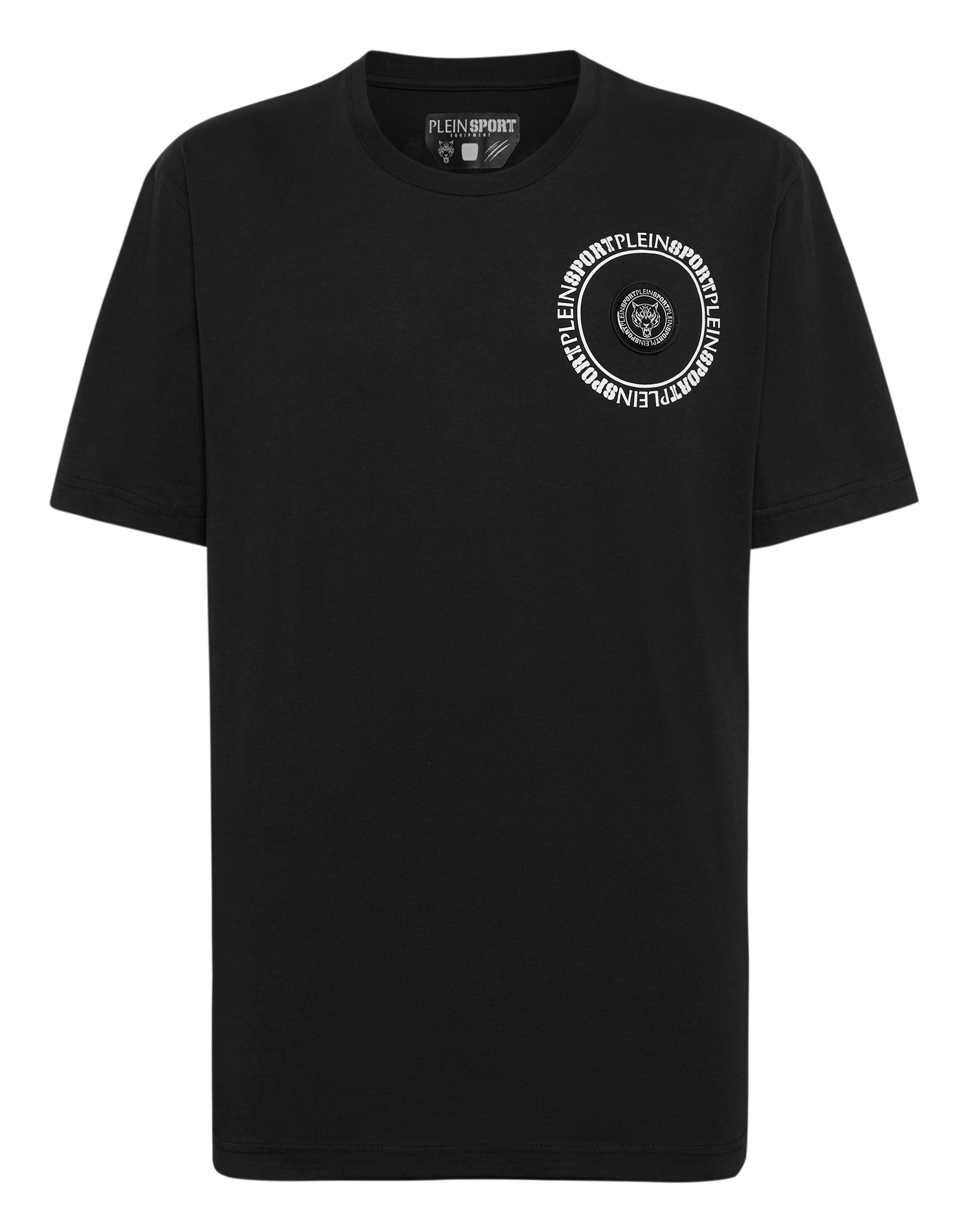 T shirt Round Neck SS Carbon Tiger Philipp Plein Sport