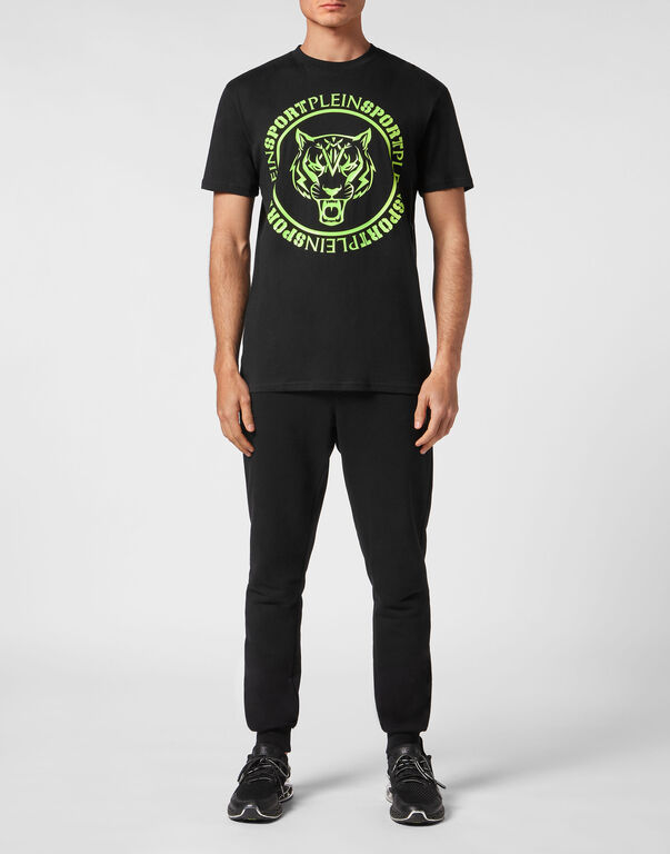 T-shirt Round Neck Carbon Tiger