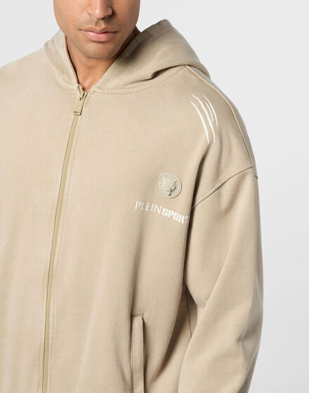 Hoodie Sweatjacket Cold Dye