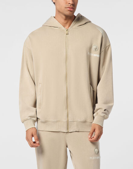 Hoodie Sweatjacket Cold Dye