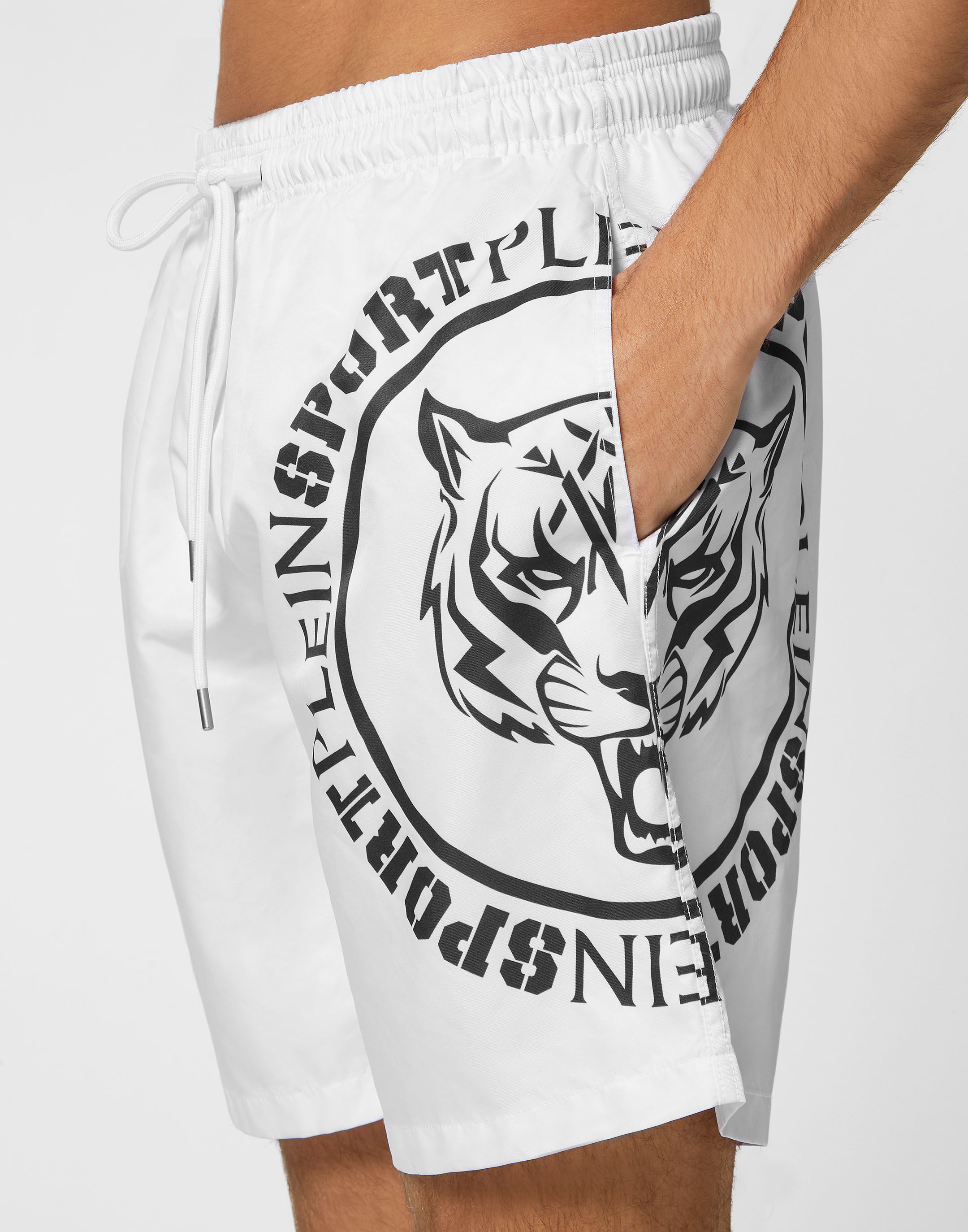 Swim Trunks Carbon Tiger Philipp Plein Sport
