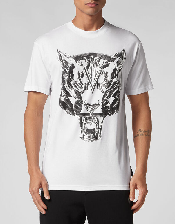 T-shirt Round Neck SS Chrome Tiger